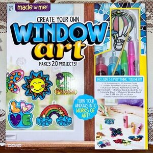Made By Me Create Your Own Window Art (Makes 20 Projects) - NEW IN BOX & SEALED